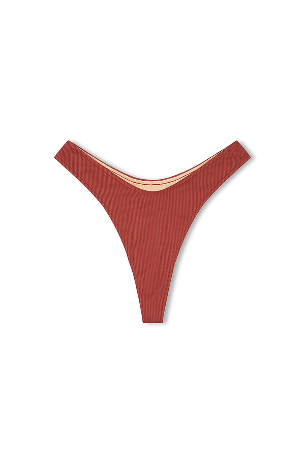 Signature Thong Brief - Earth Red