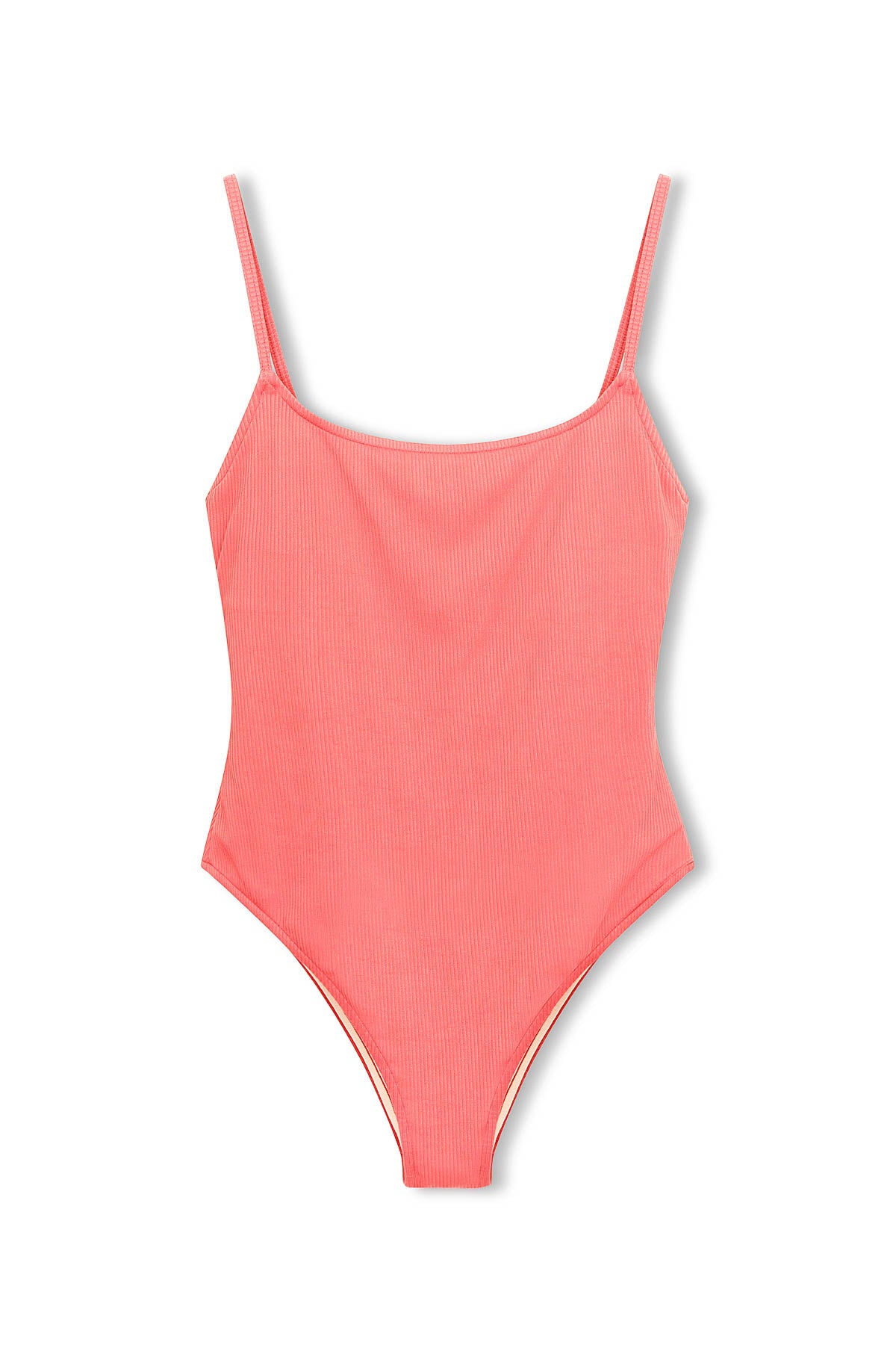 CHLORINE RESISTANT KRINKLE TEXTURED SOLID ACTIVE BACK ONE PIECE