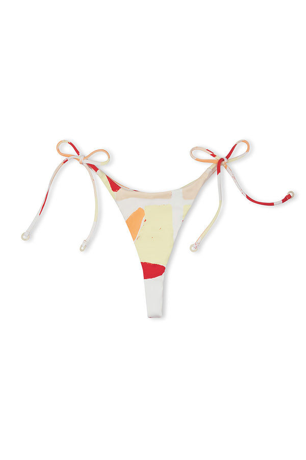 Sunset Tile Curve Tie Thong Brief