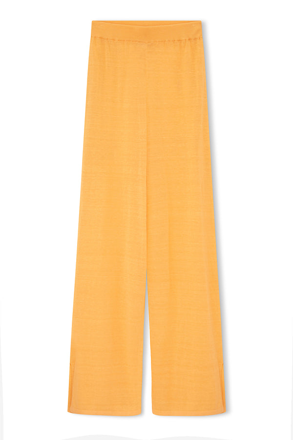 Golden Organic Linen Blend Knit Pant