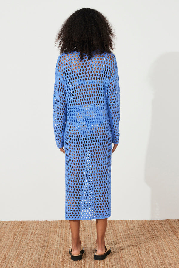 Sky Crochet Knit Dress Zulu & Zephyr