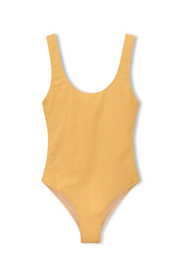 Signature Scooped Back One Piece - Marigold