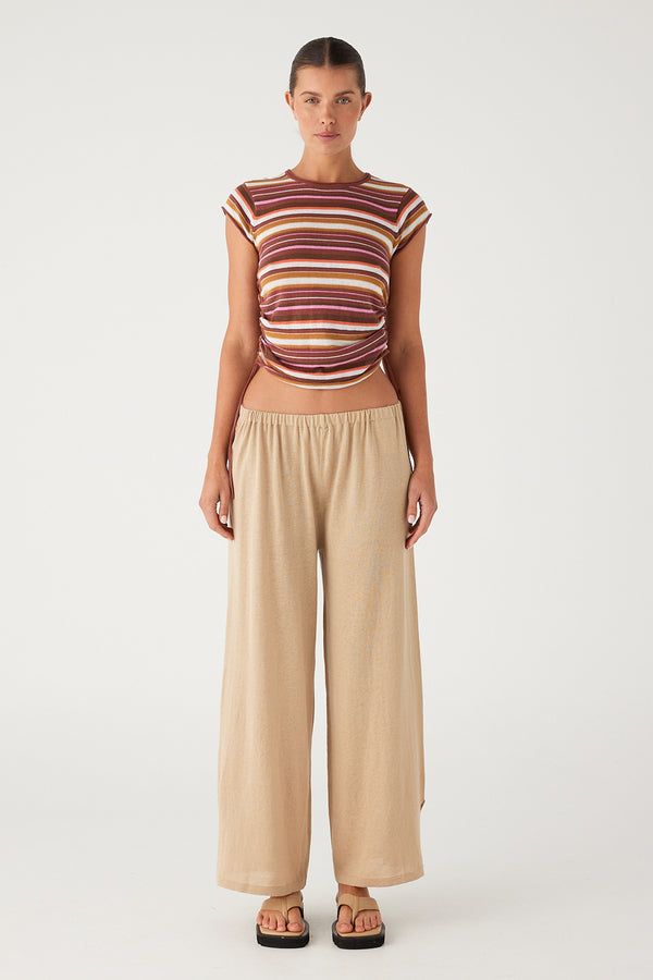 Relaxed Knit Pant - Natural