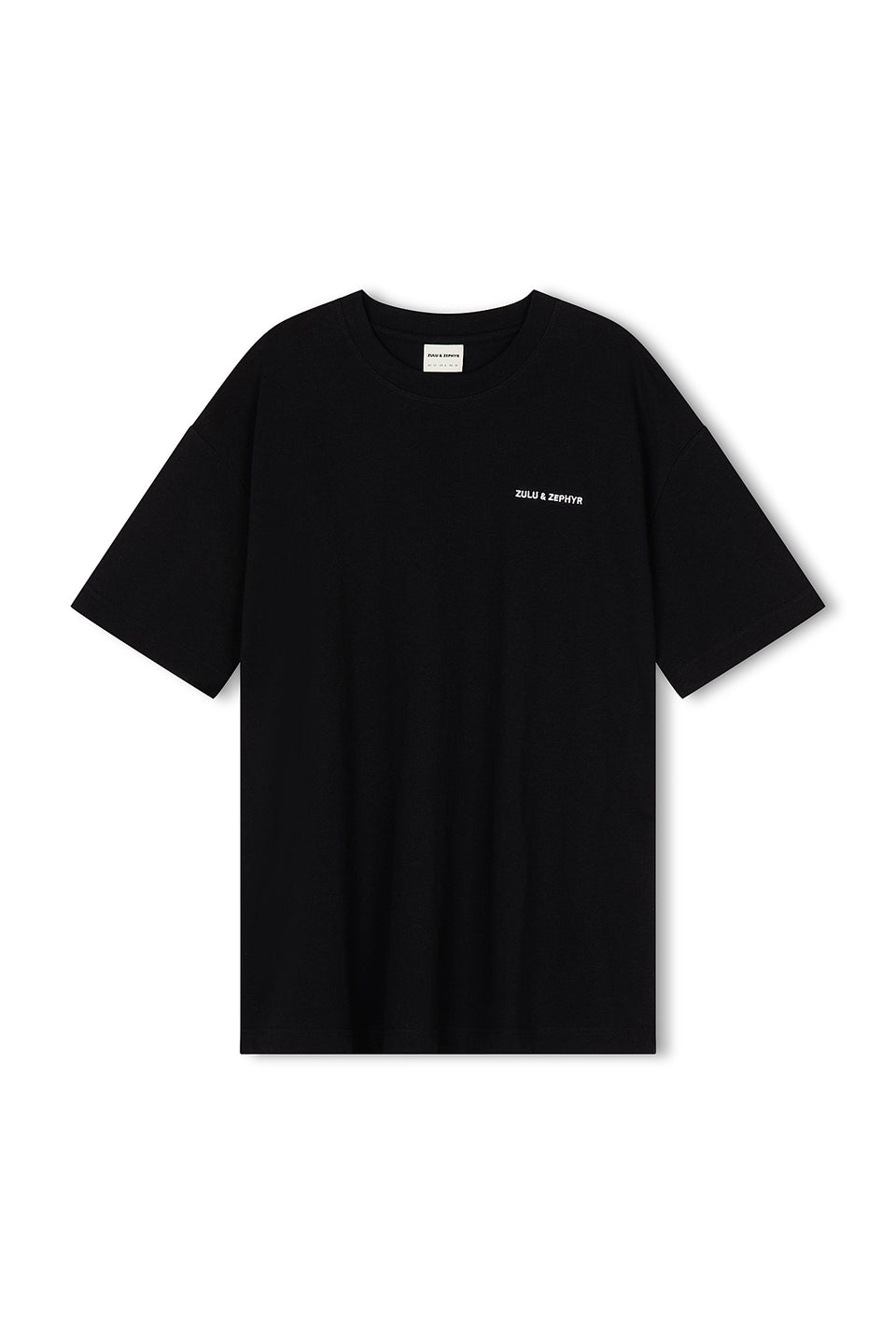 Zephi Lace Tee Black