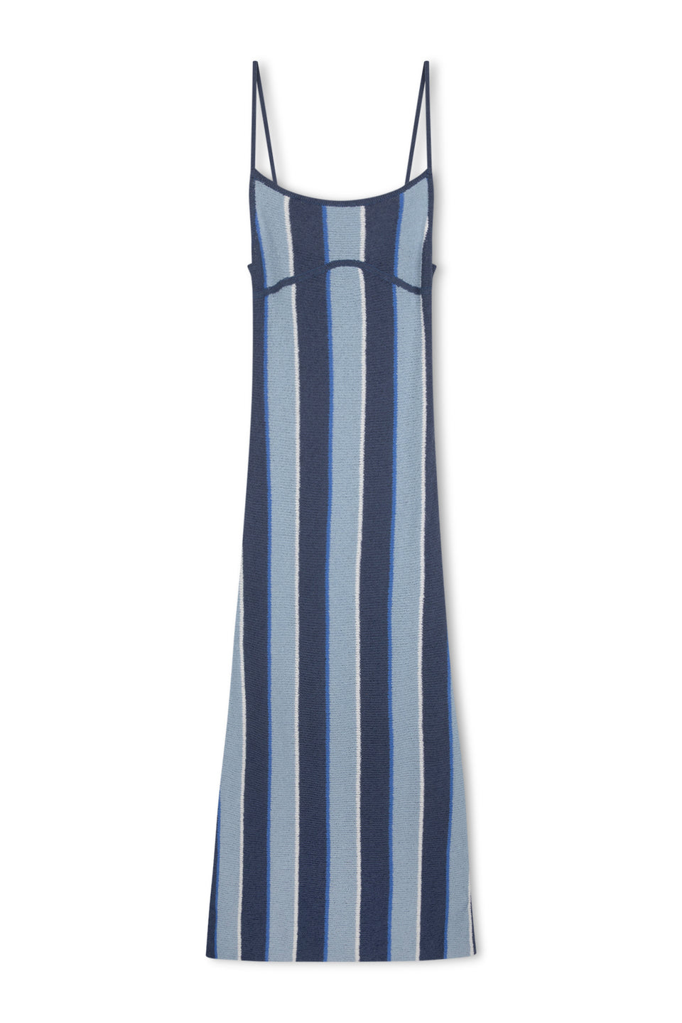 【ZULU & ZEPHYR】BONE TEXTURED COTTON BLEND KNIT DRESS