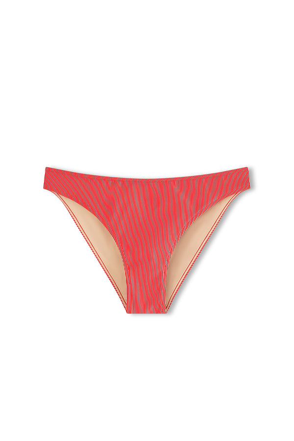 Signature Stripe Classic Brief - Chilli Red