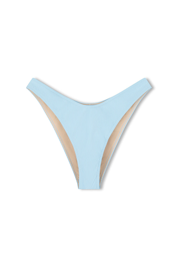 Signature Stripe Curve Brief - Shallow Blue