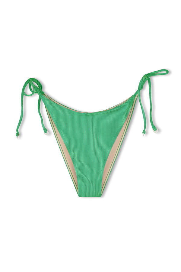 Signature Stripe Tie Brief - Parrot Green