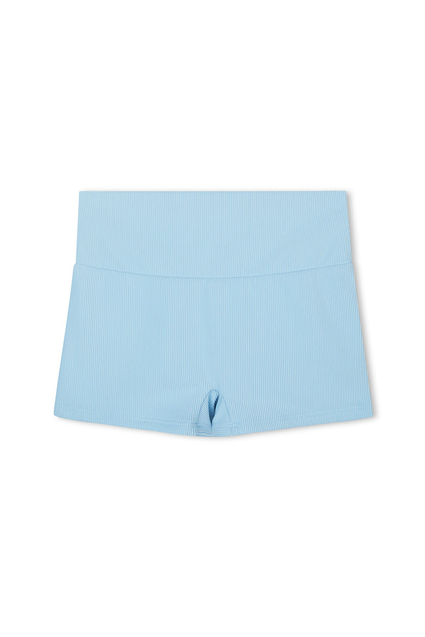 Signature Stripe Boy Short - Shallow Blue