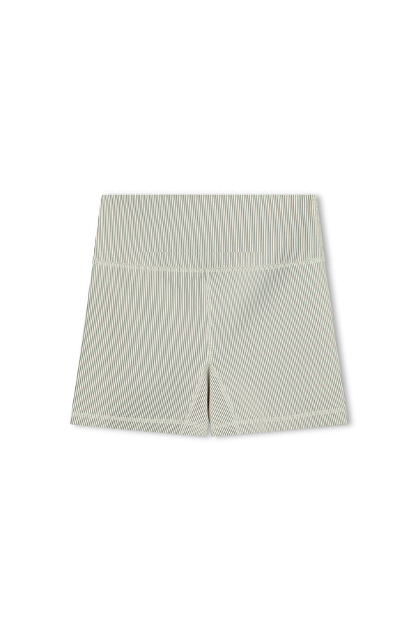 Stripe Rib Short - Coconut