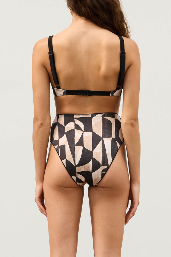 Mosaic Waisted Full Brief