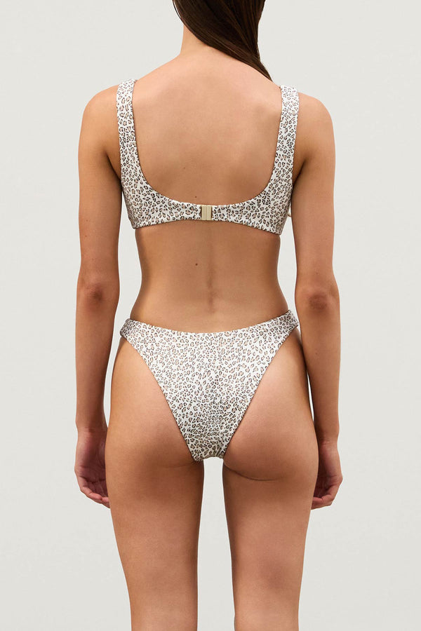 Micro Leopard Crop Bralette