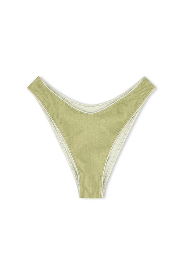 Textured Curve Brief - Aloe