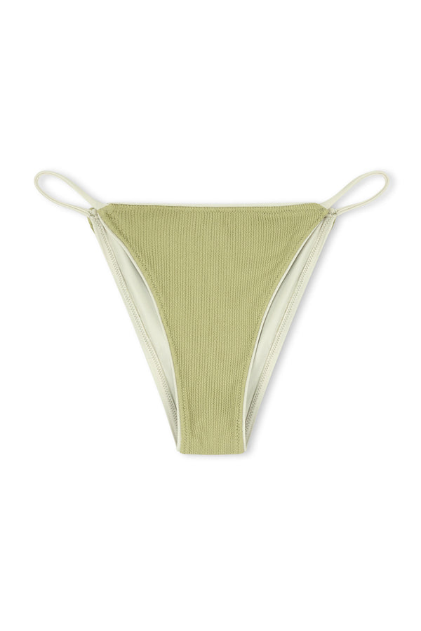 Textured Hipster String Brief - Aloe