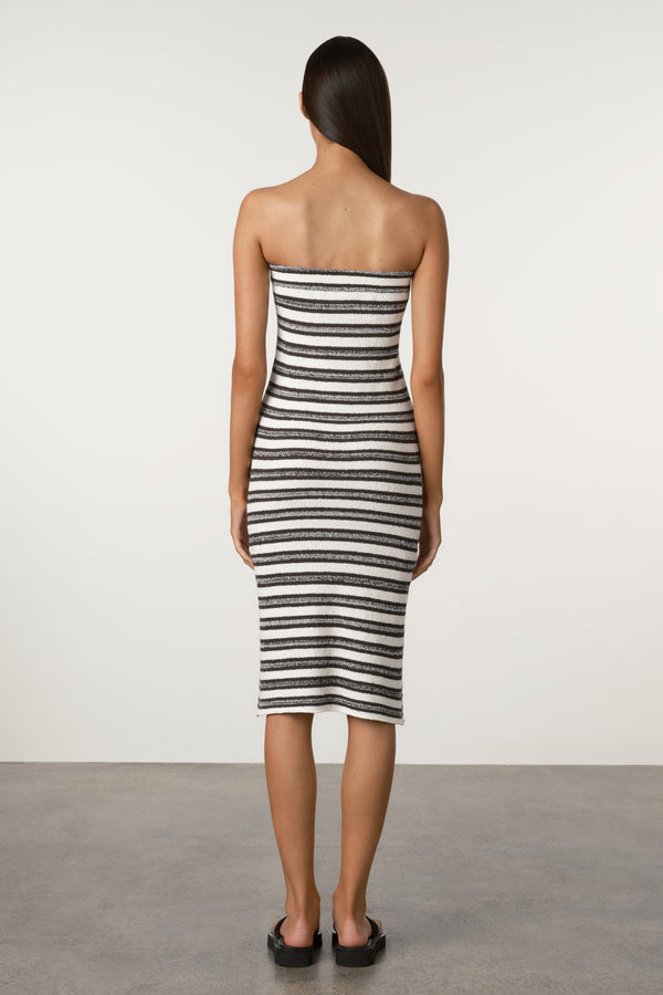 Marle Stripe Textured Knit Skirt