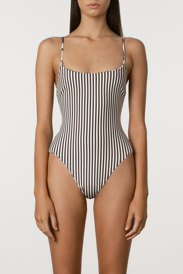 Zulu & Zephyr ストライプワンピース水着 セール】【ZULU&ZEPHYR/ズールーアンドゼファー】COCONUT STRIPE