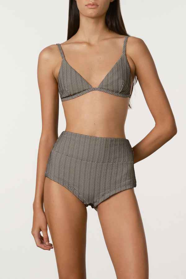 Chevron Lattice Boy Short