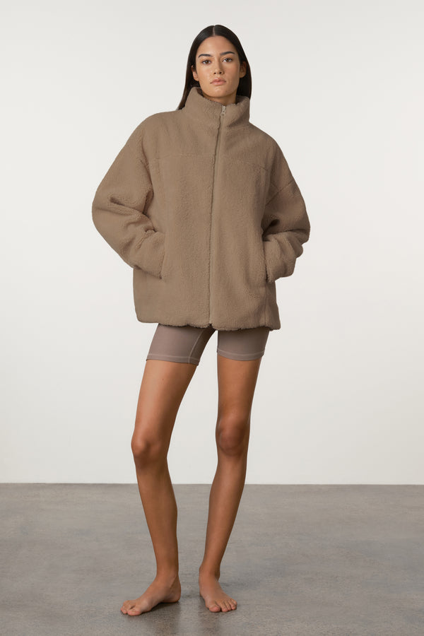 Sherpa Jacket - Taupe