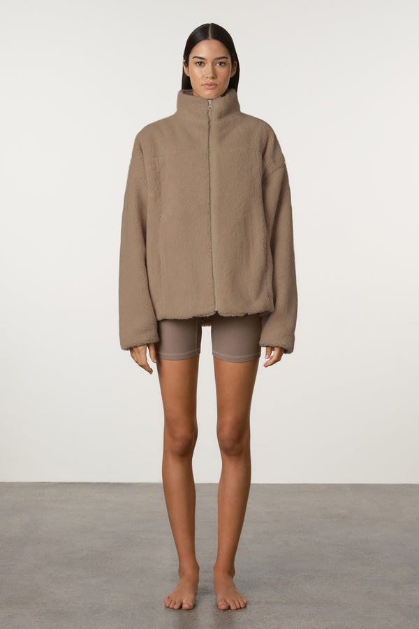 Sherpa Jacket - Taupe