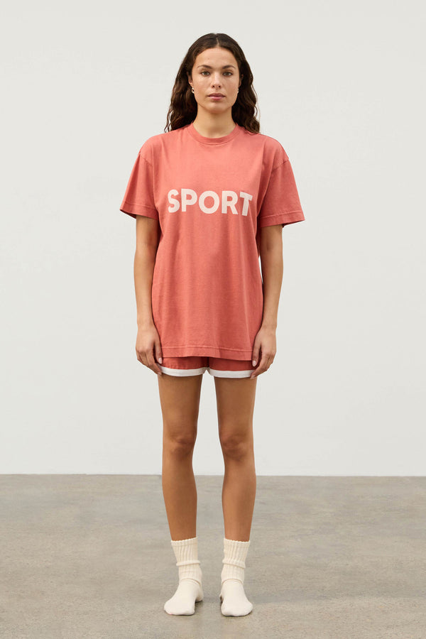 Organic Cotton Blend Sport Tee - Banksia