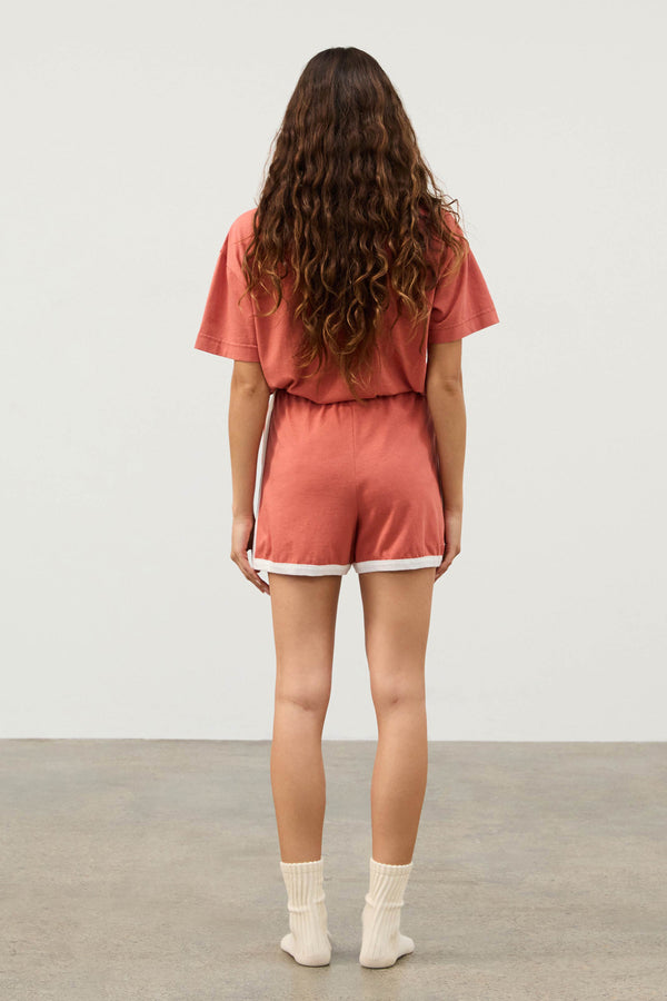 Organic Cotton Blend Sport Short - Banksia