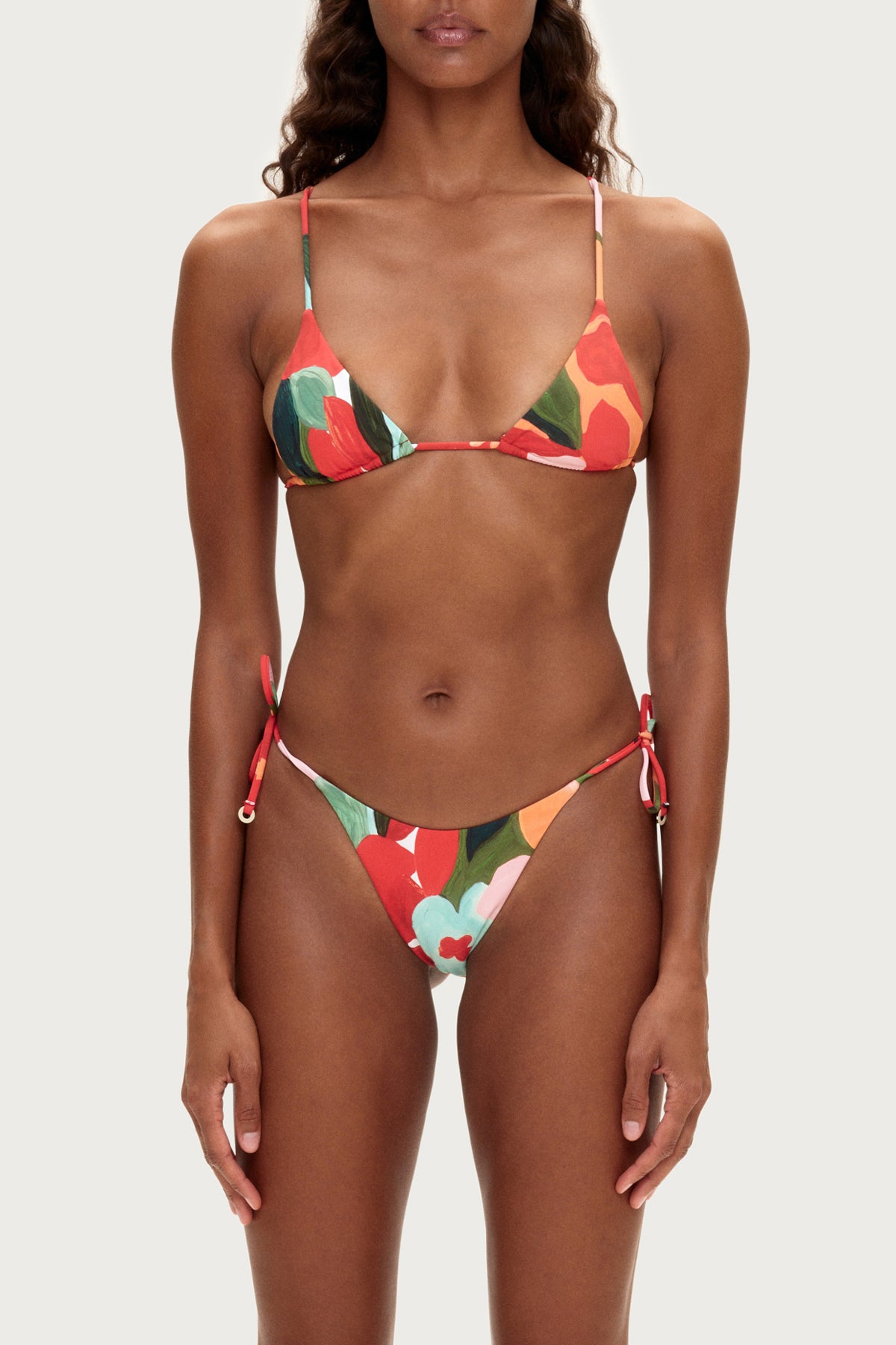 Retro Tie Brief - Red Floral