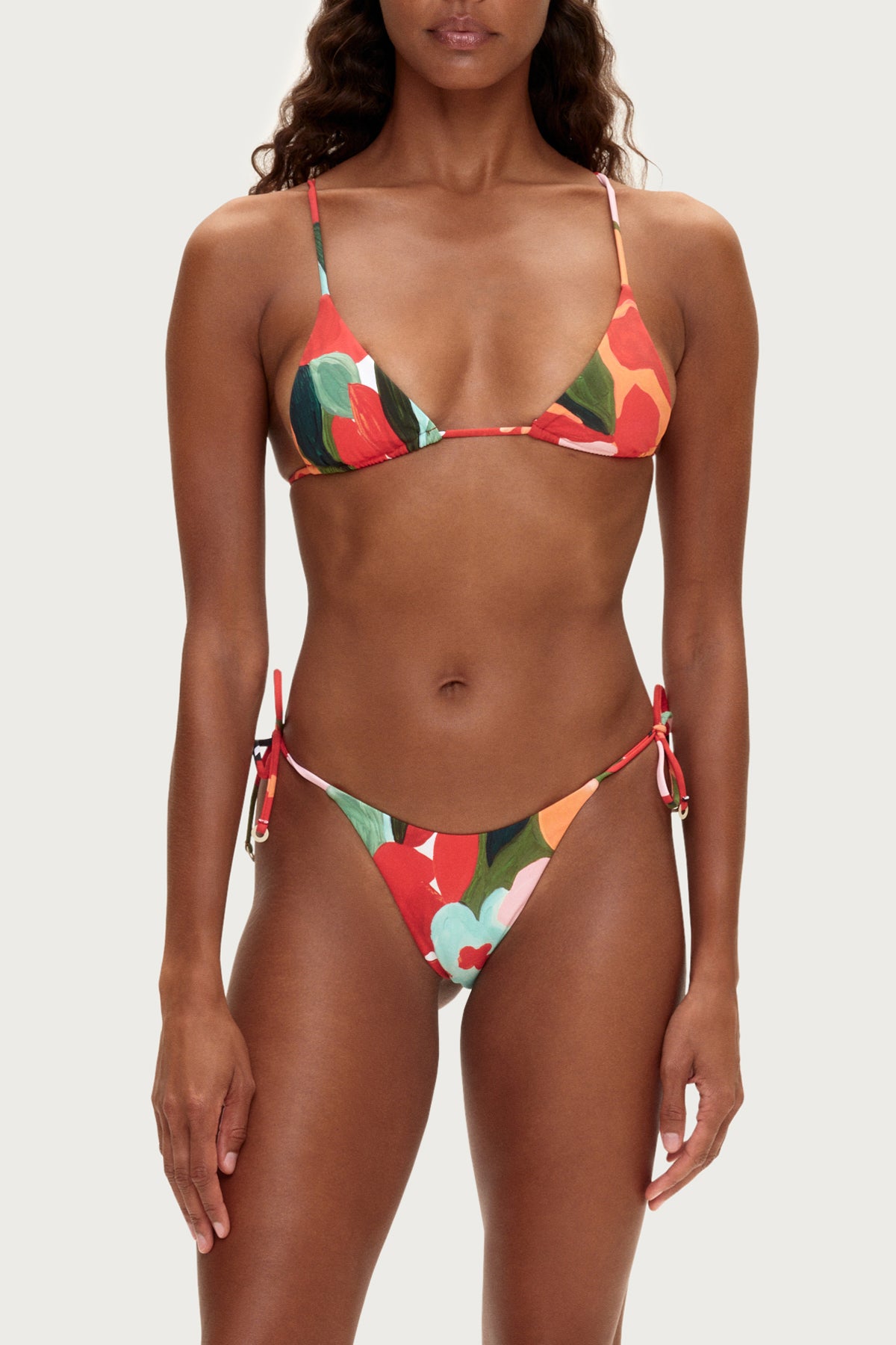Retro Tie Brief - Red Floral