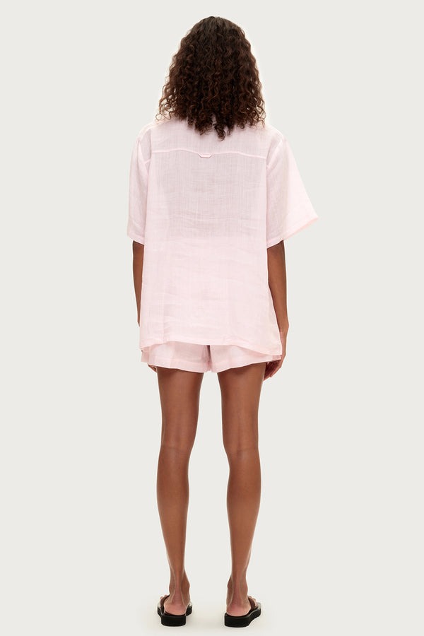 Ramie Short - Soft Pink