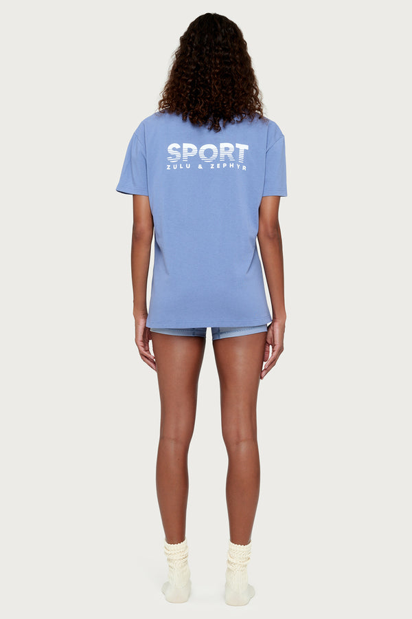 Sport T Shirt - Denim Blue