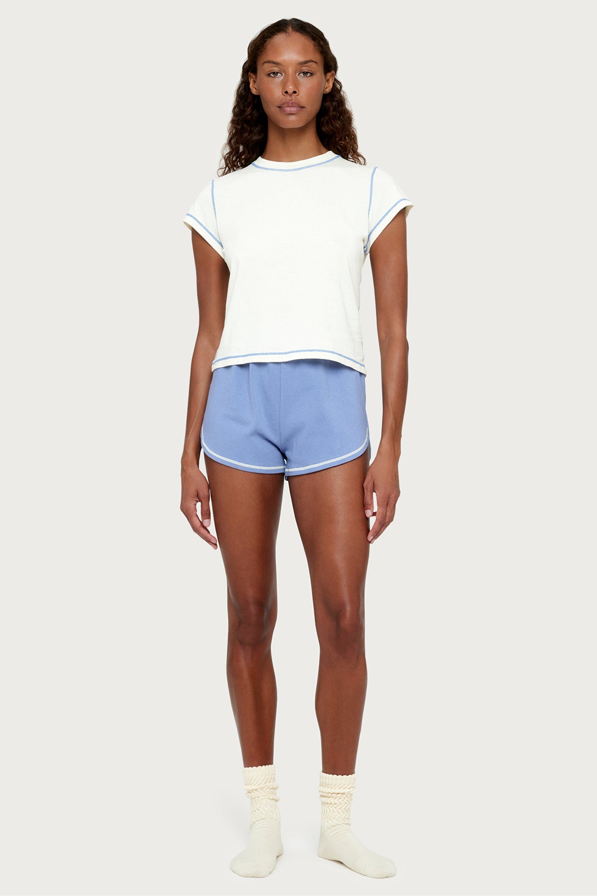 Jersey Short - Denim Blue