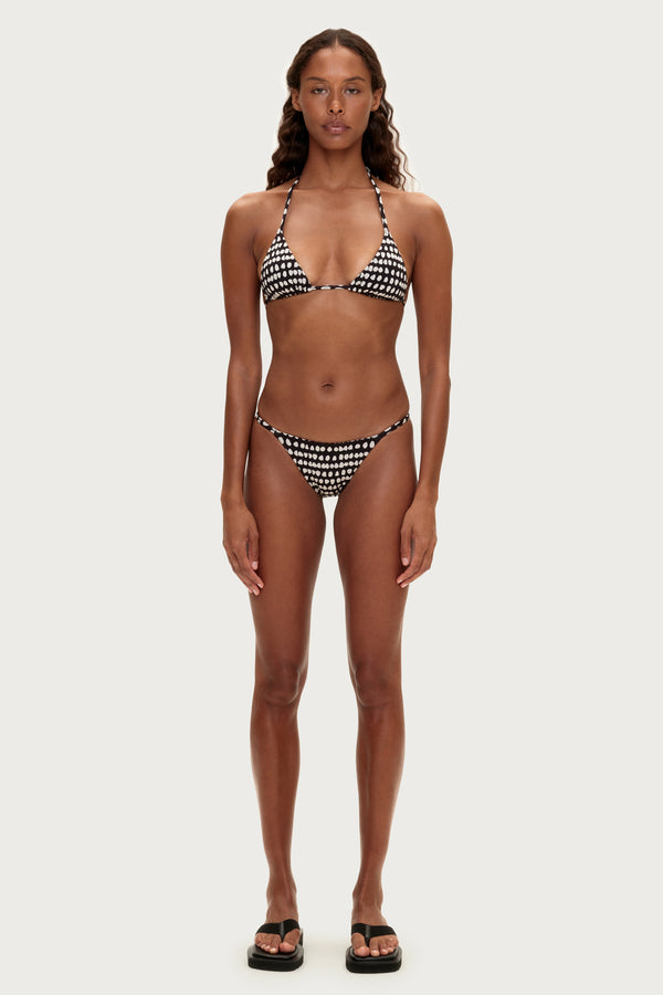 Textured Triangle Top - Spot