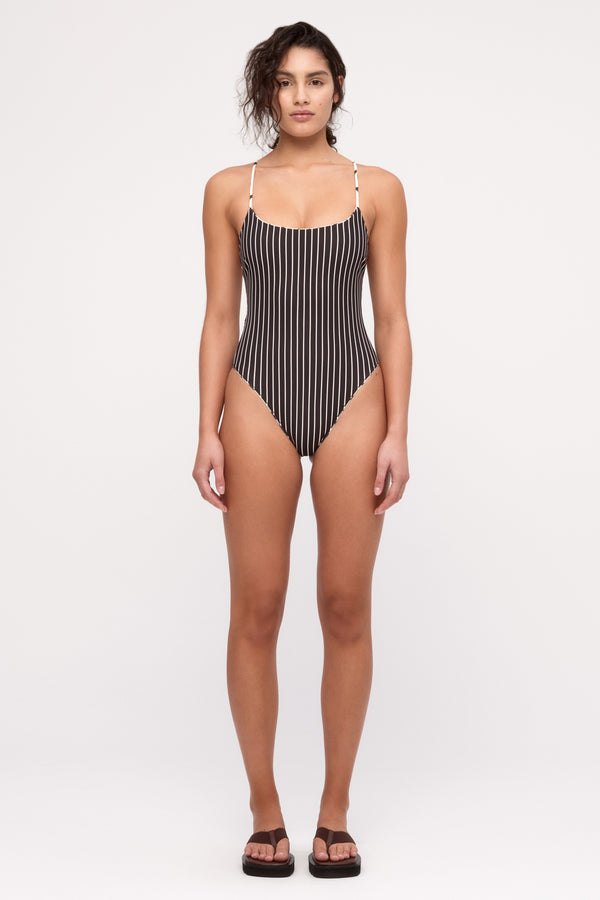 Reversible One Piece - Cream Flower