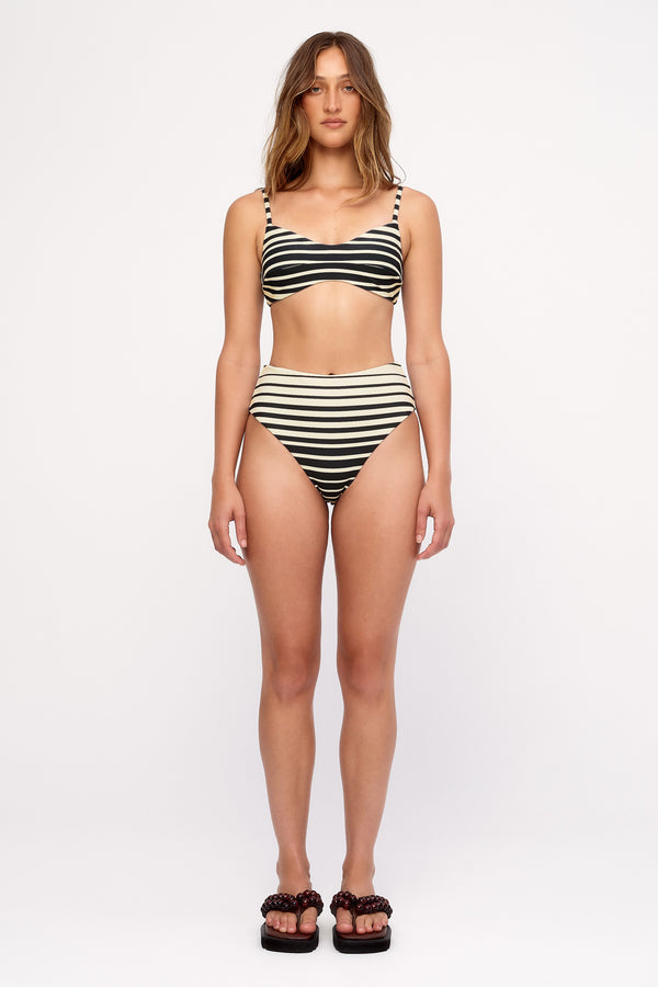 High Full Brief - Ombre Stripe