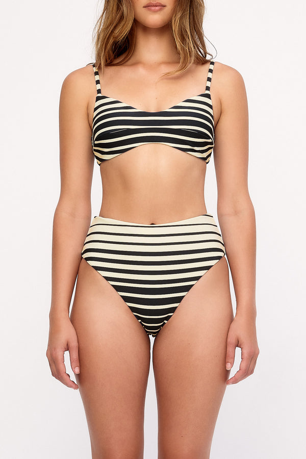 Bralette Top - Ombre Stripe