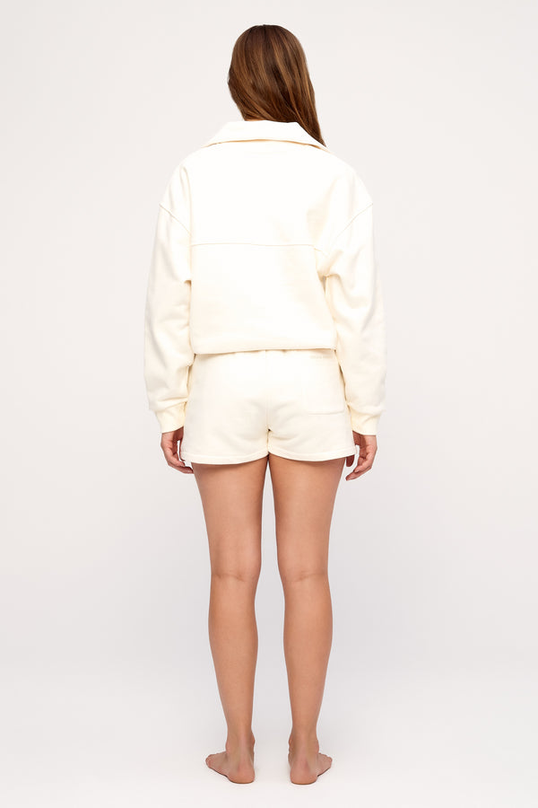 Sport Sweat Shirt Fleece - Cream