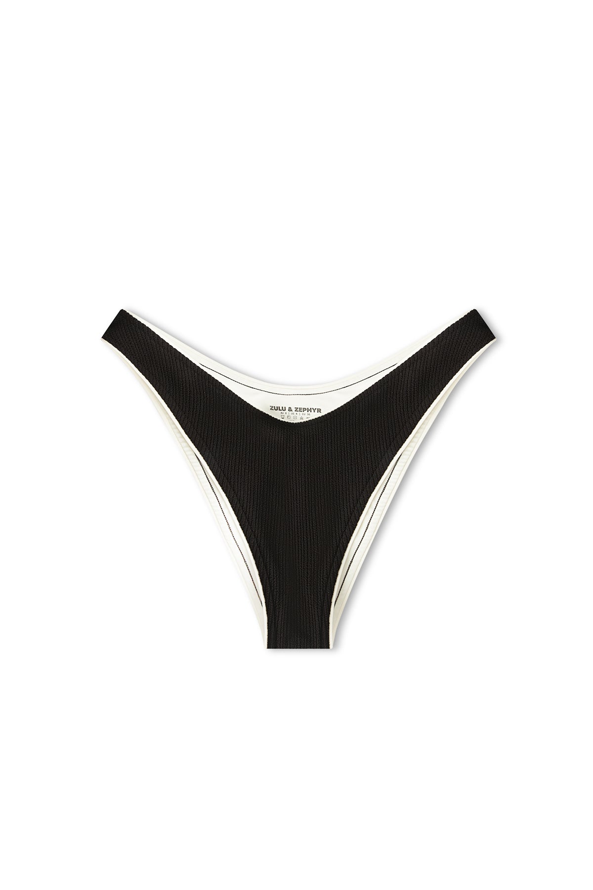 Crinkle Curve Brief - Black