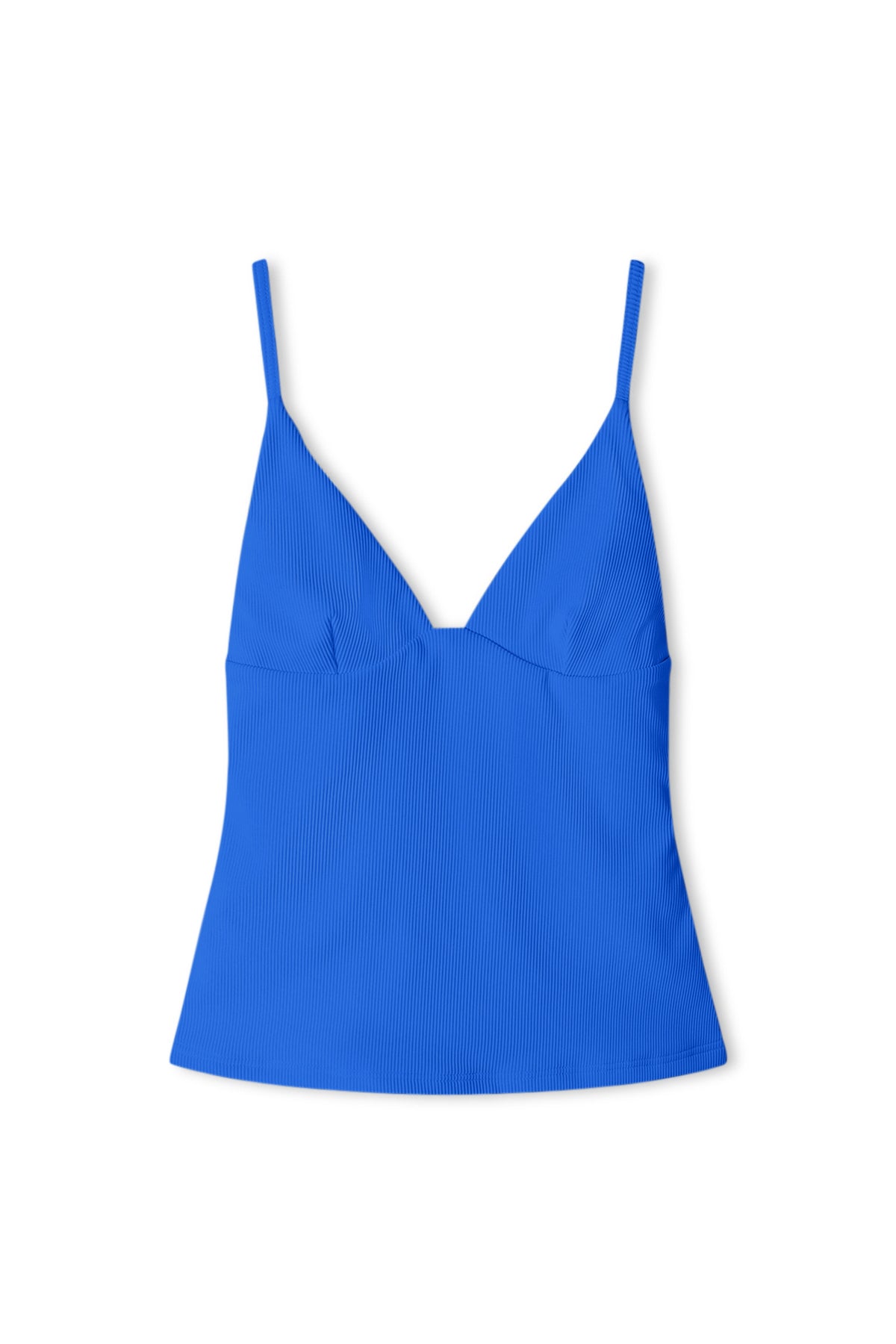 Signature Stripe Tankini - Pacific Blue