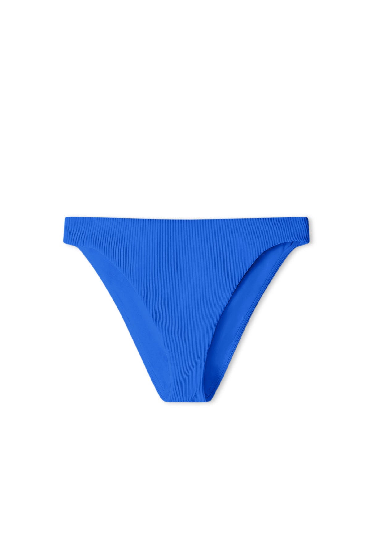 Signature Stripe High Cut Brief - Pacific Blue