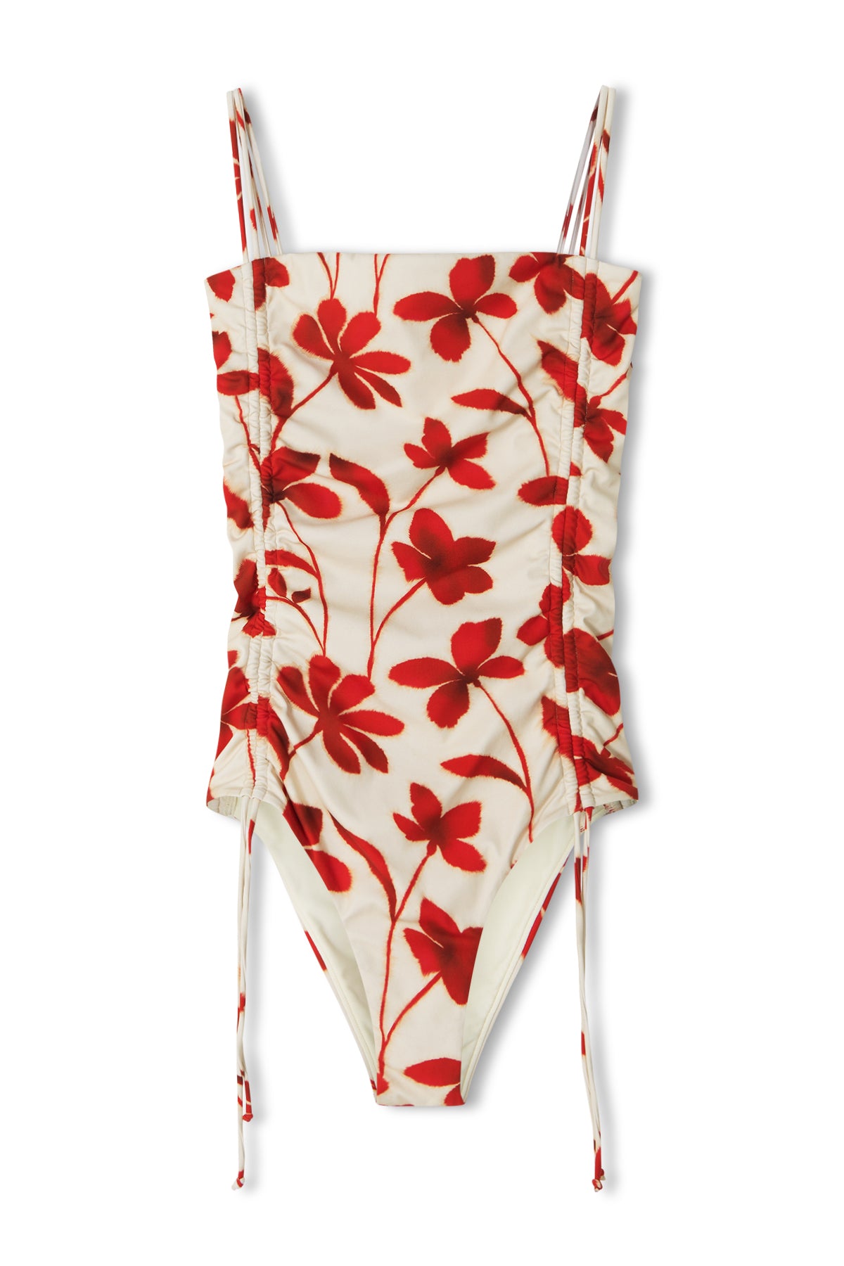 Gathered One Piece - Ruby Floral
