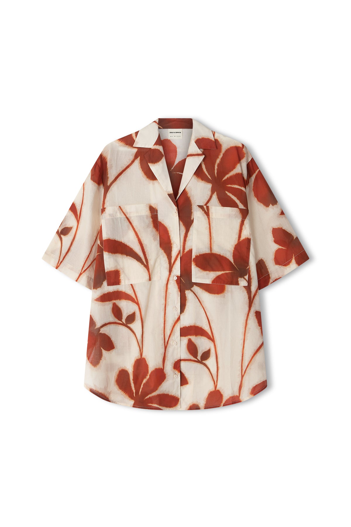 Cotton Shirt - Ruby Floral