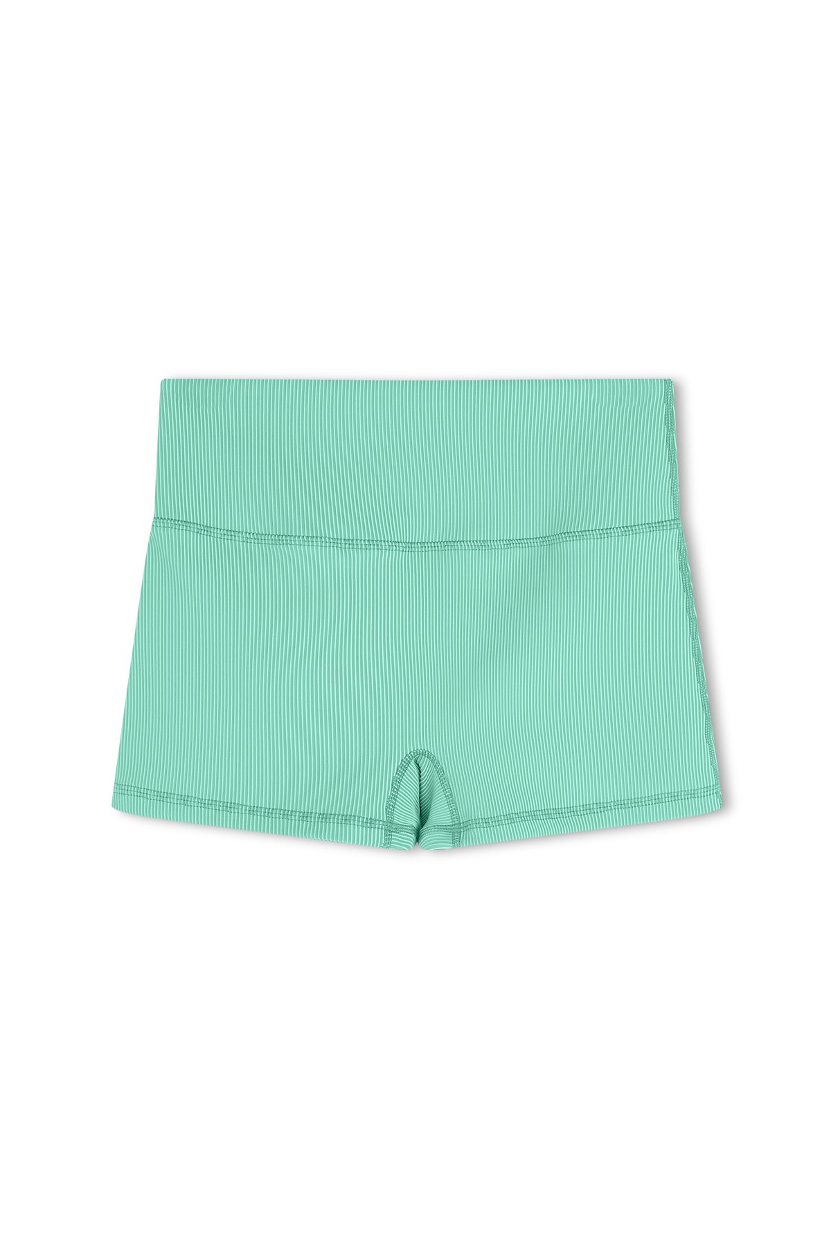 Mini Stripe Boy Short - Aqua
