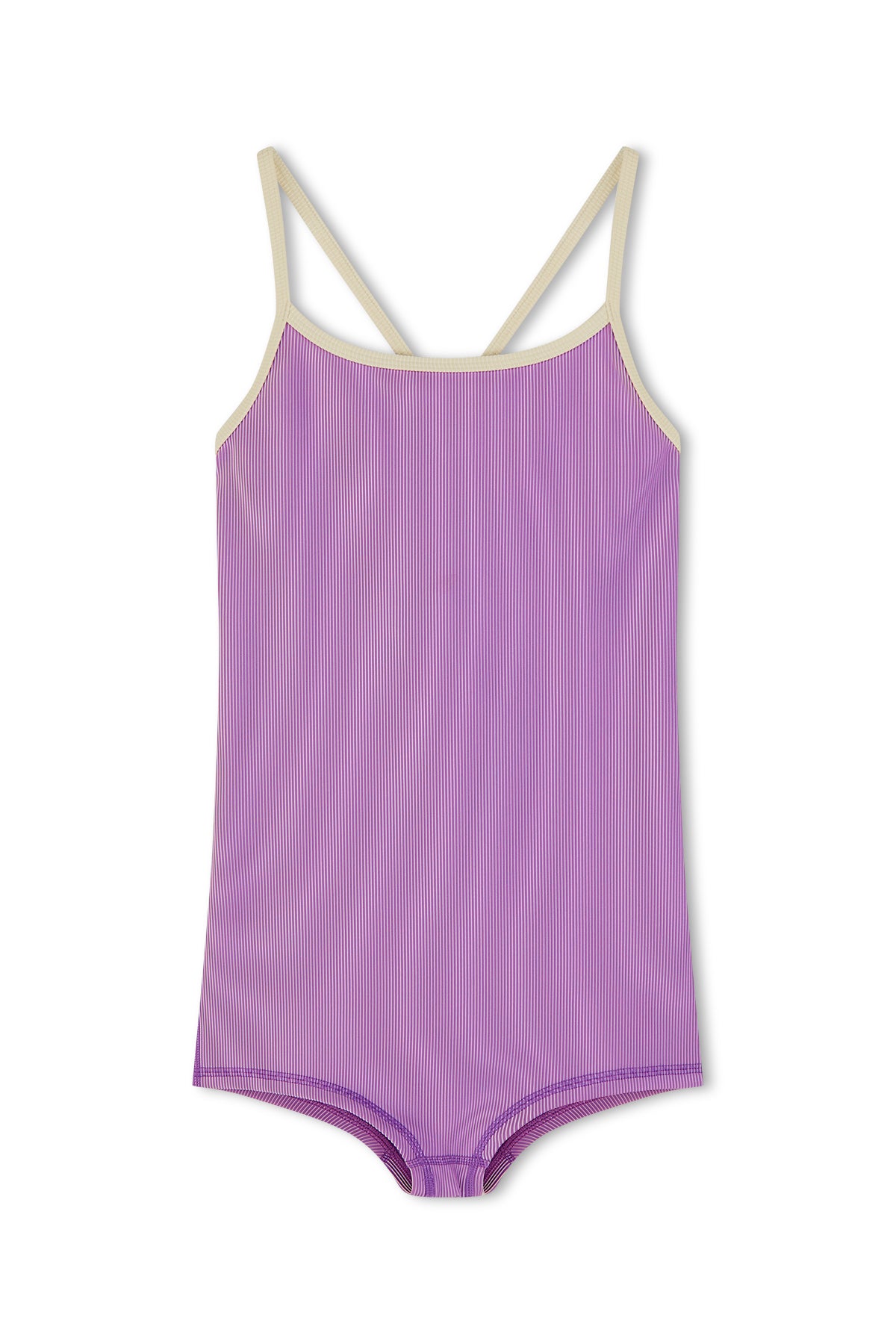 Mini Stripe Onesie - Lilac