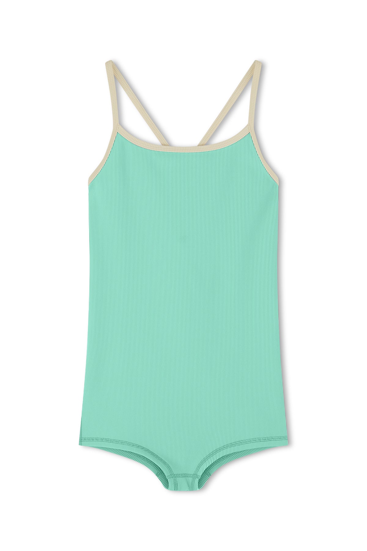 Mini Stripe Onesie - Aqua