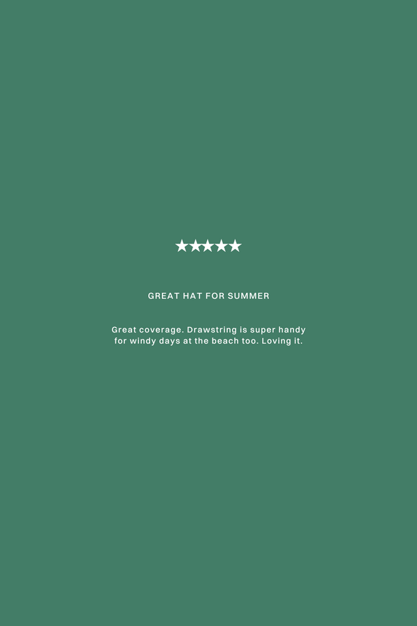 ZZ Logo Bucket Hat - Tallow Green