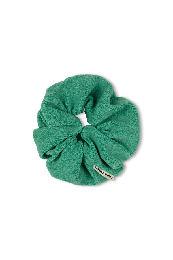 Textured Scrunchie - Green