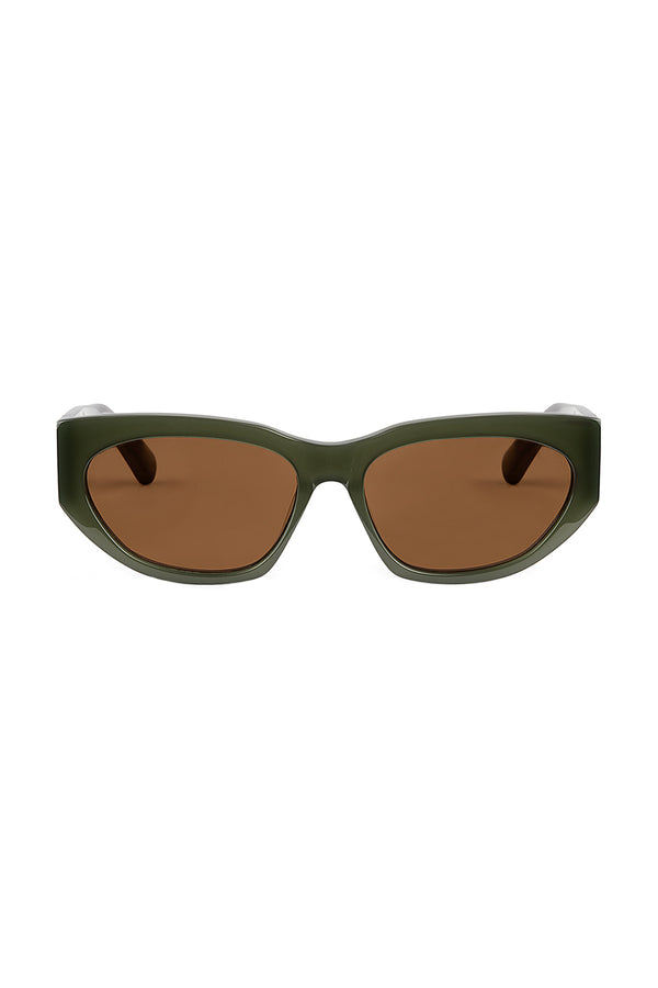 Zulu & Zephyr x Local Supply - Oval Sunglasses - Olive