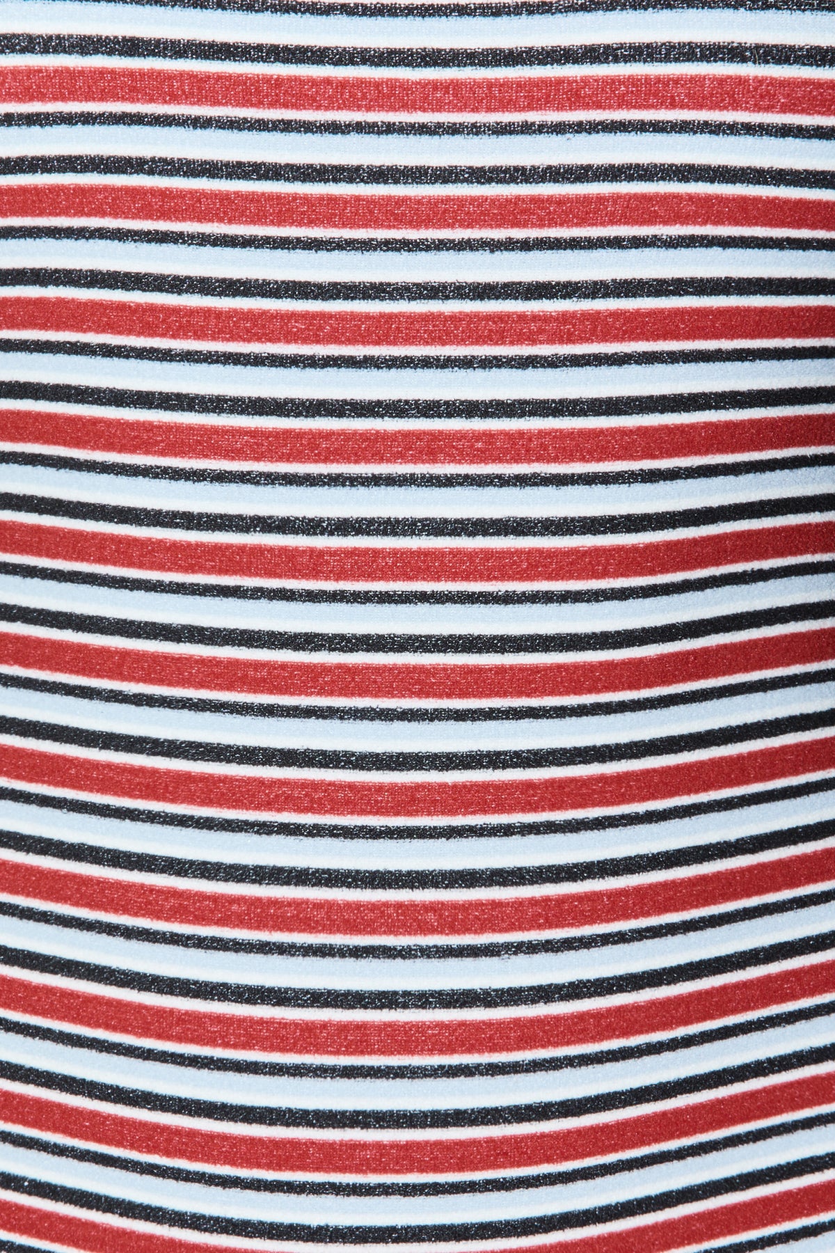 Towelling String Brief - Bold Stripe