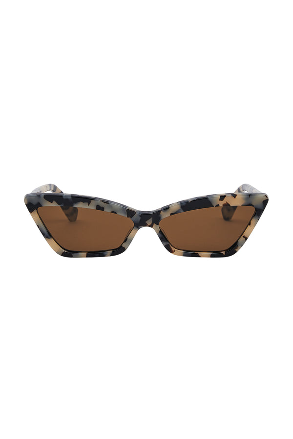 Zulu & Zephyr x Local Supply - Slim Cat Eye Sunglasses - Tortoise