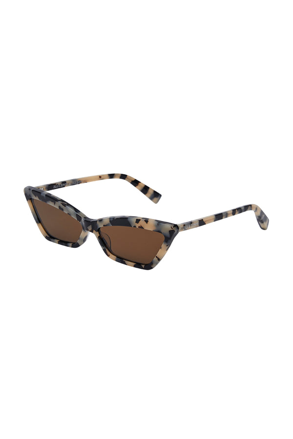 Tortoiseshell Slim Cat Eye Sunglasses