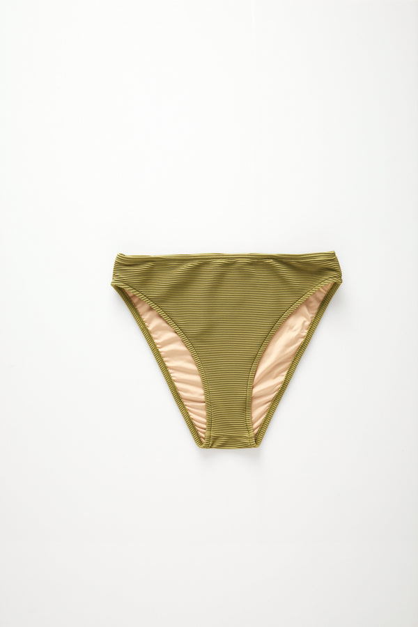 Signature Clean High Waisted Brief - Olive
